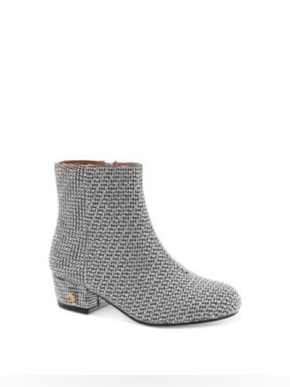 943. NEW  NO BOX Kurt Geiger Gray Tweed Ankle Boots